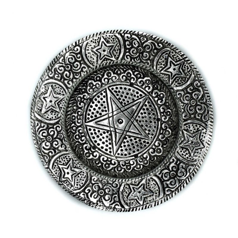 Stojan na Vonné Tyčinky Pentagon z Lešteného Hliníka, 11.5cm