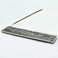 Stojan na Vonné Tyčinky Čakra z Lešteného Hliníka Dlhý, 23cm
