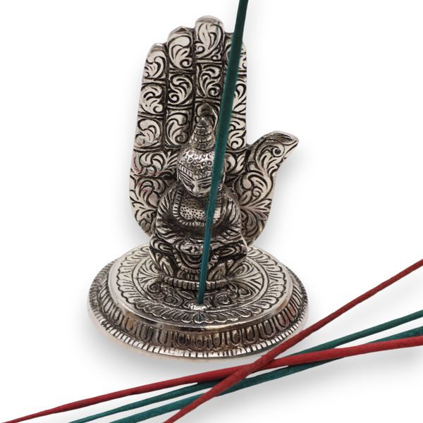 Stojan na Vonné Tyčinky Budha Ruka 13x9cm