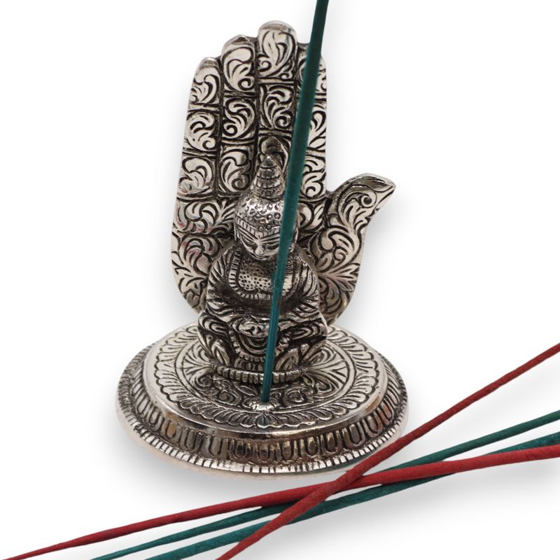 Stojan na Vonné Tyčinky Budha Ruka 13x9cm