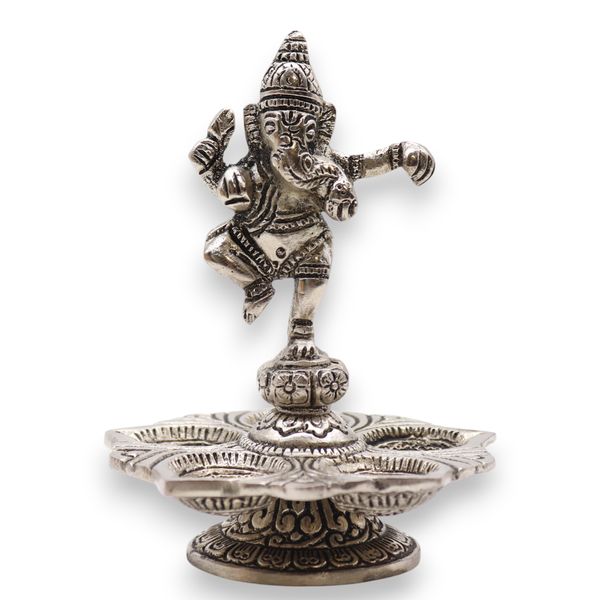 Stojan na Vonné Kužele Tancujúca Ganesha 14x10cm