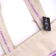 Hop Hare Nákupná Taška- I am Powerful - 10oz Bavlnené plátno