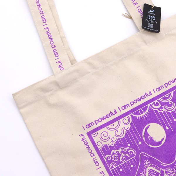 Hop Hare Nákupná Taška- I am Powerful - 10oz Bavlnené plátno