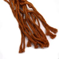 Macramé Závesný Držiak na Kvetináč - Čokoládový Stedný