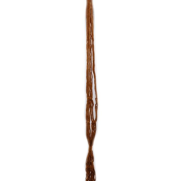 Macramé Závesný Držiak na Kvetináč - Čokoládový Stedný