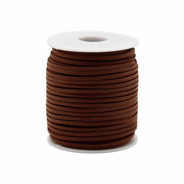 Rolka Bavlnenej Šnúrky - 2.5mm x 45m - Tmavo Hnedá A010