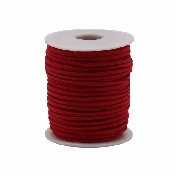 Rolka Bavlnenej Šnúrky - 2.5mm x 45m - Červená A056