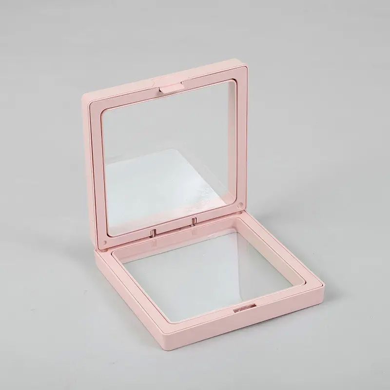 Stredný 3D Rámik s Flexibilnou Fóliou 9x9cm - Ružový
