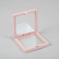 Veľký 3D Rámik s Flexibilnou Fóliou 11x11cm - Ružový