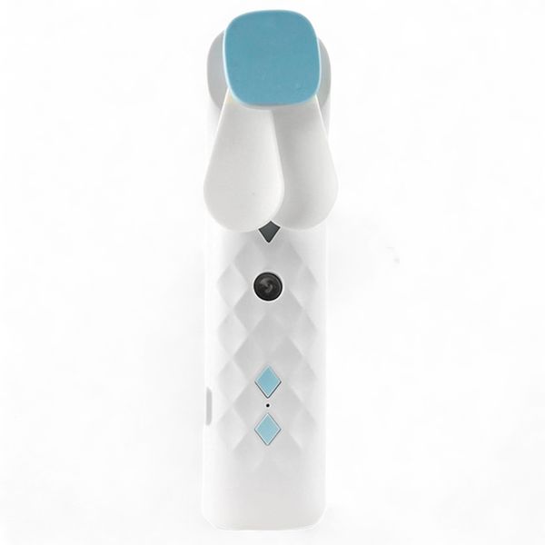 Biely Nano-Hmla Tvárový Ventilátor / Sprej - USB Nabíjateľný