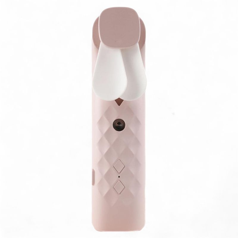 Ružový Nano-Hmla Tvárový Ventilátor / Sprej - USB Nabíjateľný