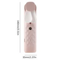 Ružový Nano-Hmla Tvárový Ventilátor / Sprej - USB Nabíjateľný