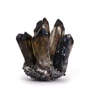 Ručne Vyrobený Prírodný Kremeň - Hnedý Duchovný Kremeň (approx 250-300gm 8cm)