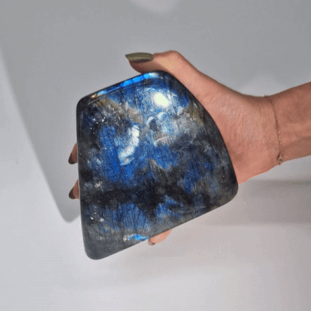 Madagaskarské Labradoritové Kamene Extra Veľké (približne 900-1100g 100-170mm)