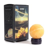 Žltý Nefrit na Stojane zo Zlatého Kameňa - Saturn 40mm