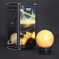 Žltý Nefrit na Stojane zo Zlatého Kameňa - Saturn 40mm