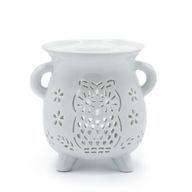 Kotlíková Aroma Lampa – Sova – Biela