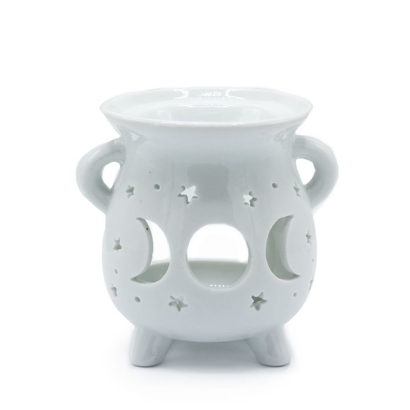 Kotlíková Aroma Lampa - Fáza Mesiaca - Biela