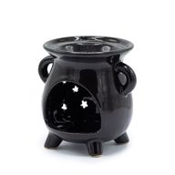 Kotlíková Aroma Lampa - Mesiac a Hviezdy - Čierna