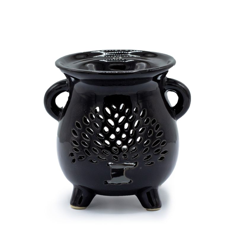 Kotlíková Aroma Lampa - Strom Života - Čierna