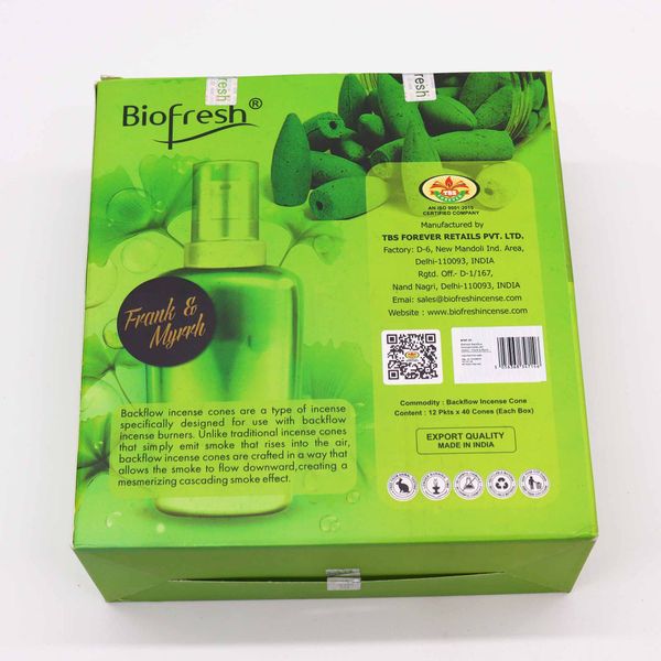 Biofresh Vonné Kužele Tečúci Dym (40 kusov) - Kadidlo a Myrha