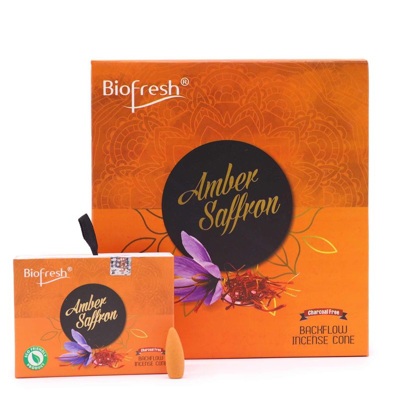 Biofresh Vonné Kužele Tečúci Dym (40 kusov) - Jantárový Šafrán