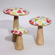 Stredný Hríb -  15cm - Pastelové Srdcia
