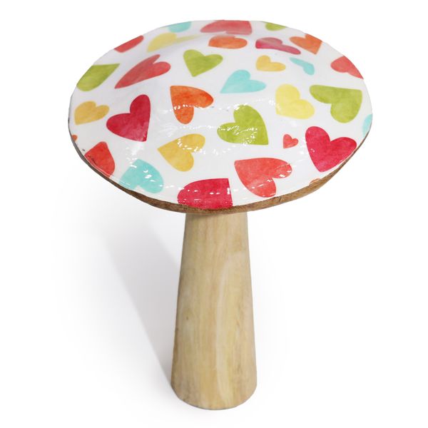 Veľký Hríb - 20cm - Pastelové Srdcia