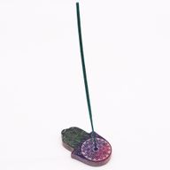 Stojan na Vonné Tyčinky Hamsa 9x6cm - Lotosový Kvet