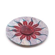 Stojan na Vonné Tyčinky Disk 10cm -  Kvetinový (stojan na 5 tyčiniek)