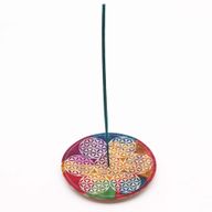 Stojan na Vonné Tyčinky Disk 12cm - 7 Kvetov Života