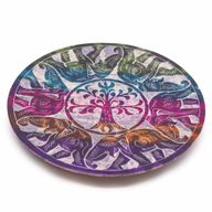 Stojan na Vonné Tyčinky Disk 12cm - 6 Šťastných Slonov