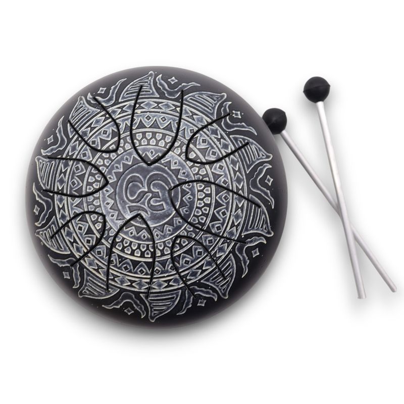 Happy Bubon Óm Gravírovaná Mandala - 16cm