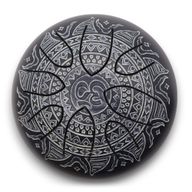 Happy Bubon Óm Gravírovaná Mandala - 16cm