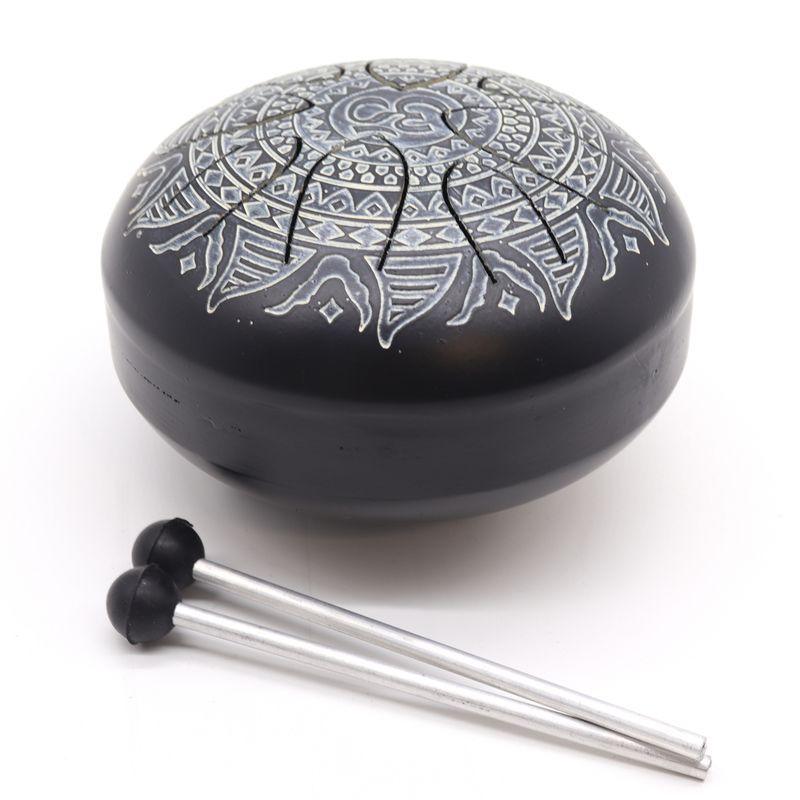 Happy Bubon Óm Gravírovaná Mandala - 16cm