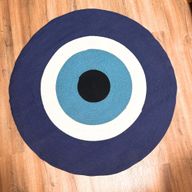 Koberec z Bavlneného Povrazu Evil Eye 120 cm
