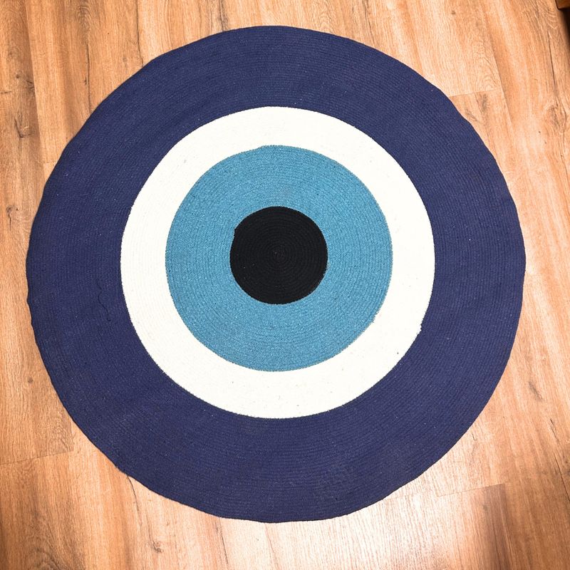 Koberec z Bavlneného Povrazu Evil Eye 120 cm