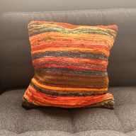 Patchworkové Obliečky na Vankúše - 40x40cm - Oranžové Odiene