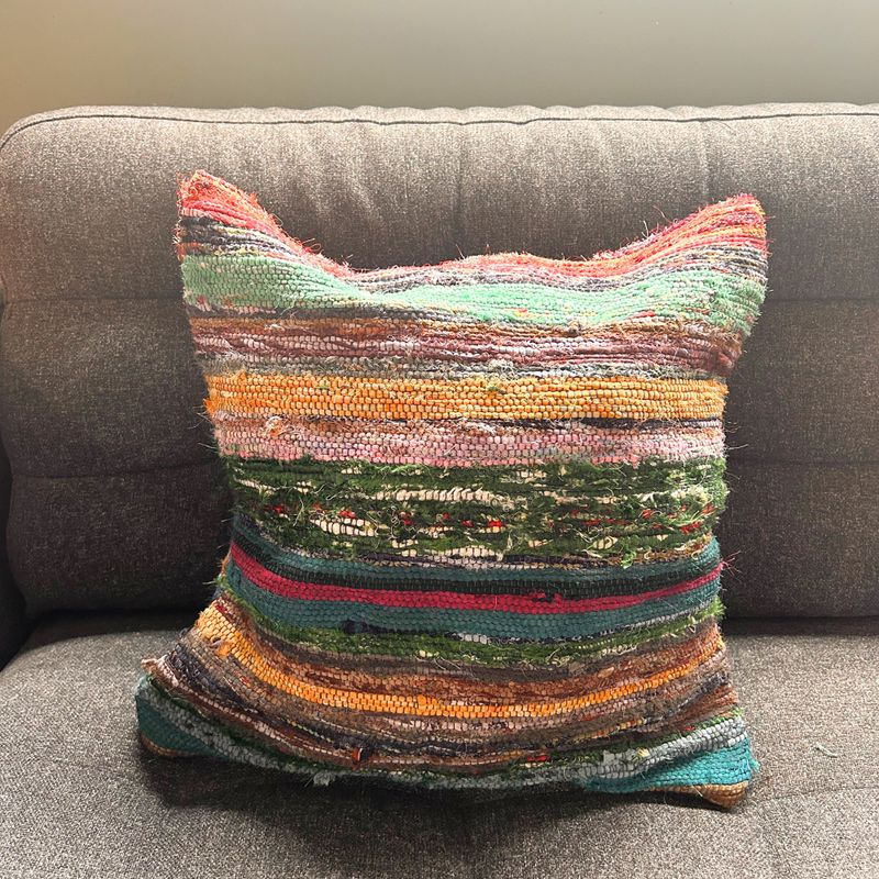 Patchworkové Obliečky na Vankúše - 40x40cm - Uhľovo Sivá