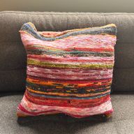 Patchworkové Obliečky na Vankúše - 40x40cm - Modré Odtiene