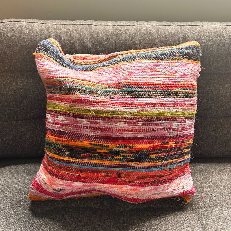 Patchworkové Obliečky na Vankúše - 40x40cm - Modré Odtiene