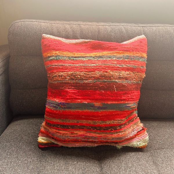 Patchworkové Obliečky na Vankúše - 40x40cm - Sýta Červená