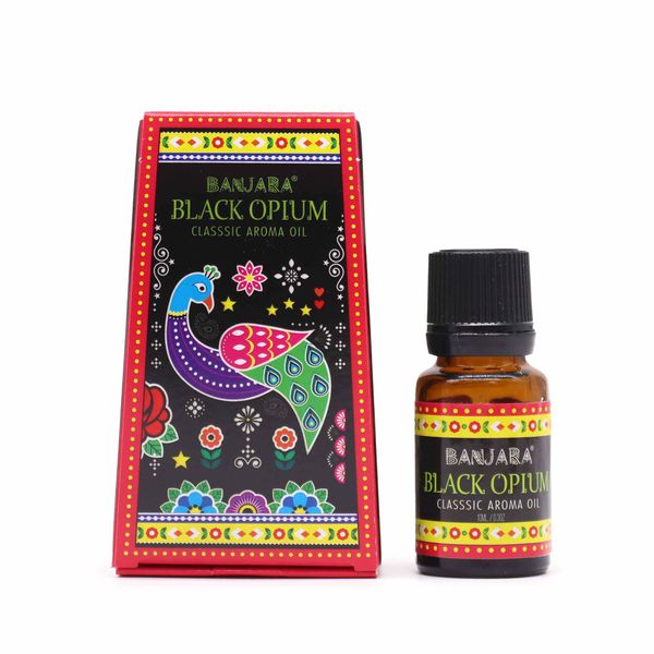 Banjara Indický Vonný Olej 10ml - Čierne Ópium