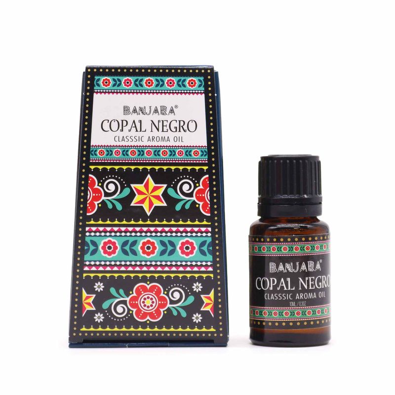 Banjara Indický Vonný Olej 10ml - Čierny Kopál