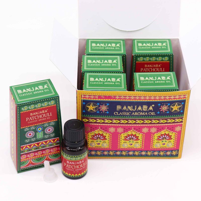 Banjara Indický Vonný Olej 10ml - Pačuli