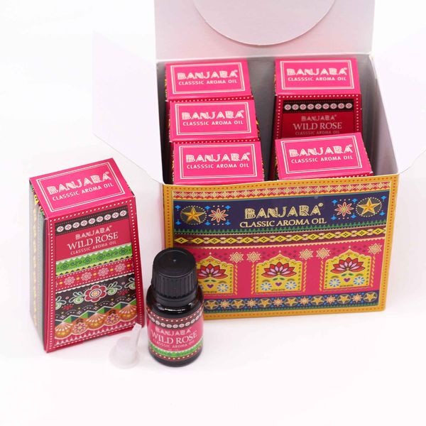 Banjara Indický Vonný Olej 10ml - Divá Ruža