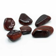 Veľké Africké Kamene - Tigrie Oko – Červený – Veľkosť 8 – 30 mm (KG)