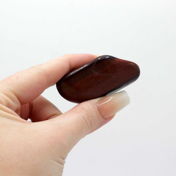 Veľké Africké Kamene - Tigrie Oko – Červený – Veľkosť 8 – 30 mm (KG)