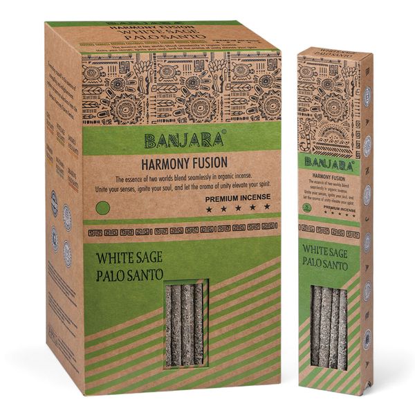 Vonné Tyčinky Banjara Palo Santo - Biela Šalvia