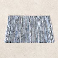 Veľký Koberec z Juty a Recyklovanej Bavlny - 130 x 170 cm - Modrý